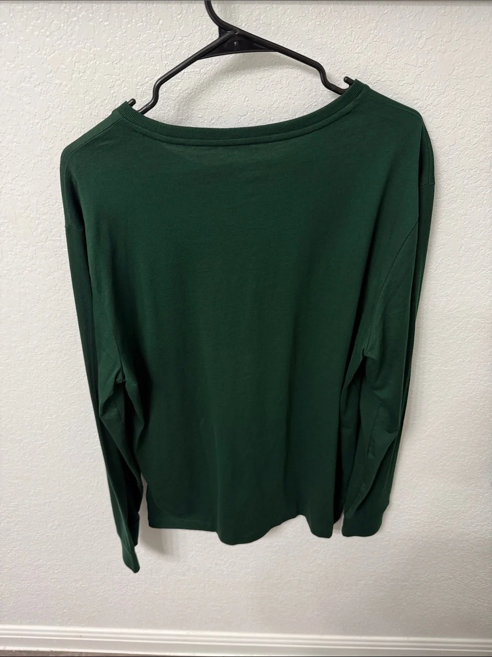 Polo by Ralph Lauren Forest Green Long Sleeve Tee with Red Logo